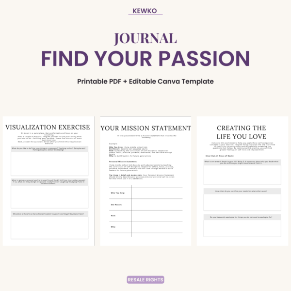 FIND YOUR PASSION Journal
