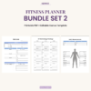 fitness planner bundle set 2